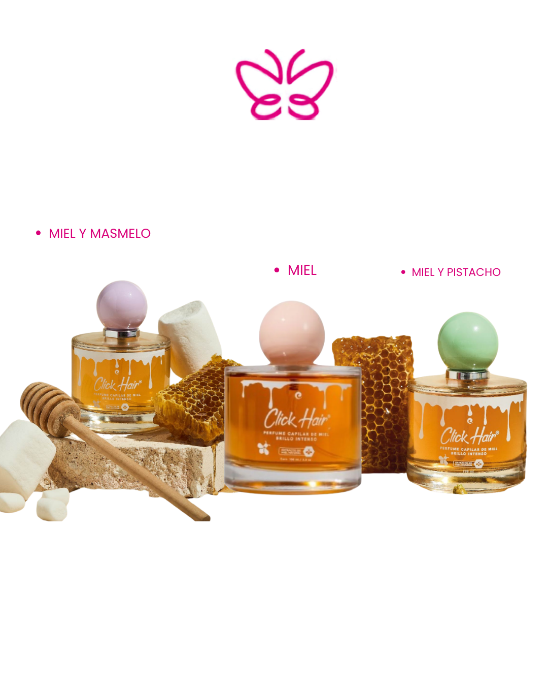 TRIO PERFUMES CAPILARES CLICK HAIR