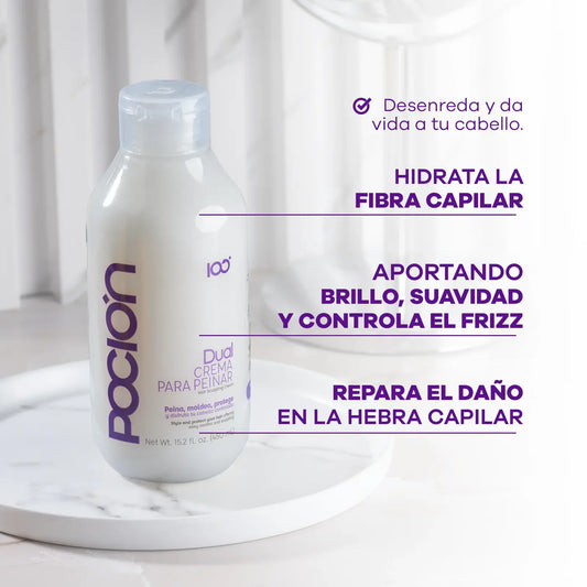 DUAL - CREMA PARA PEINAR POCION