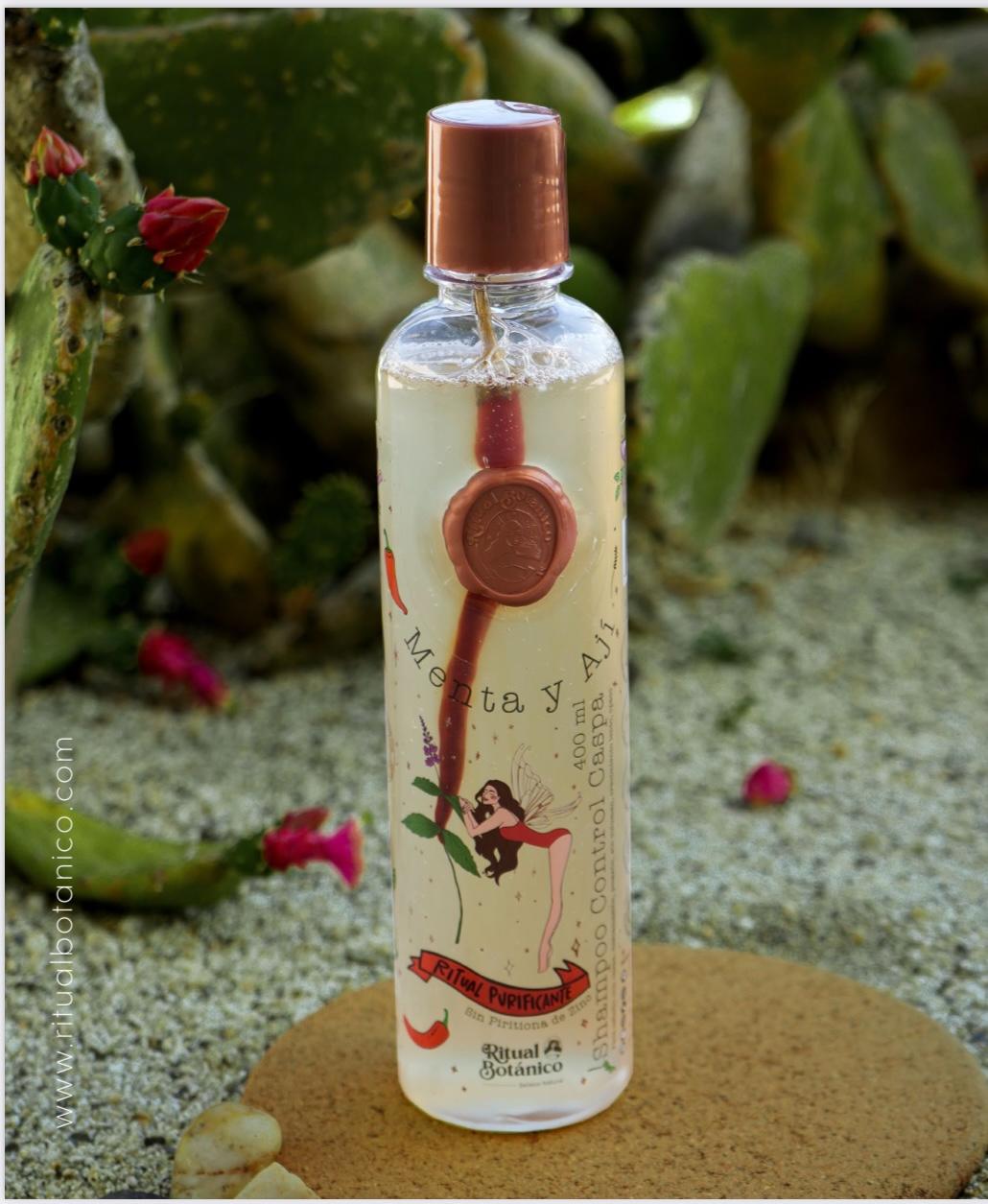 CHAMPÚ DE LIMPIEZA PROFUNDA DE MENTA Y AJÍ