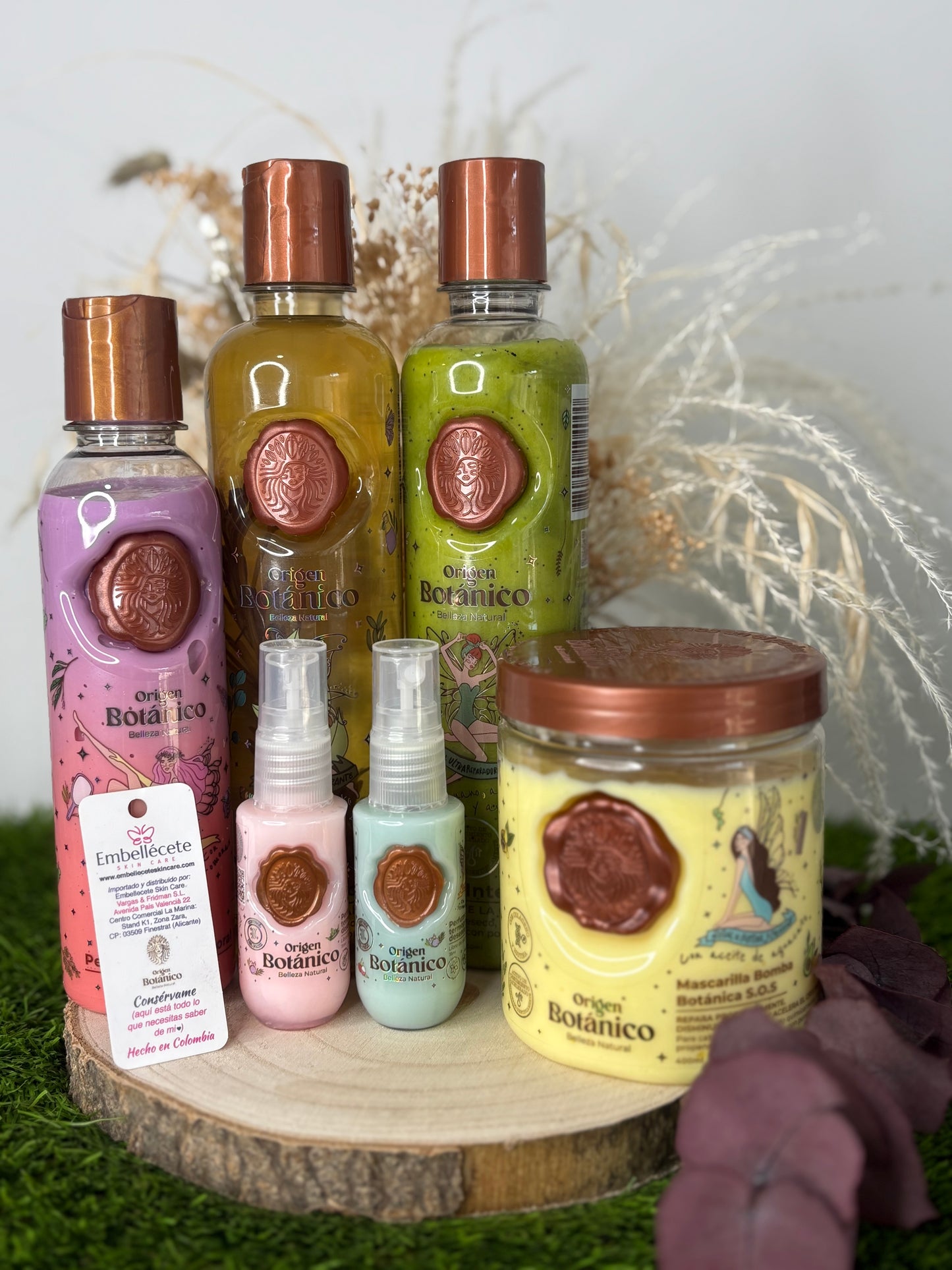 KIT BOTANICO- CHAMPÚ+PLEX+BOMBA BOTANICA+RITUAL SEDUCCIÓN/TENTACIÒN