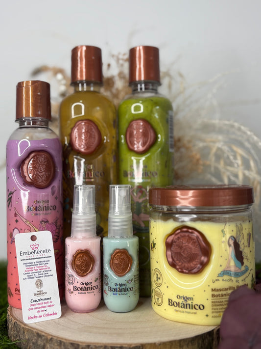 KIT BOTANICO- CHAMPÚ+PLEX+BOMBA BOTANICA+RITUAL SEDUCCIÓN/TENTACIÒN