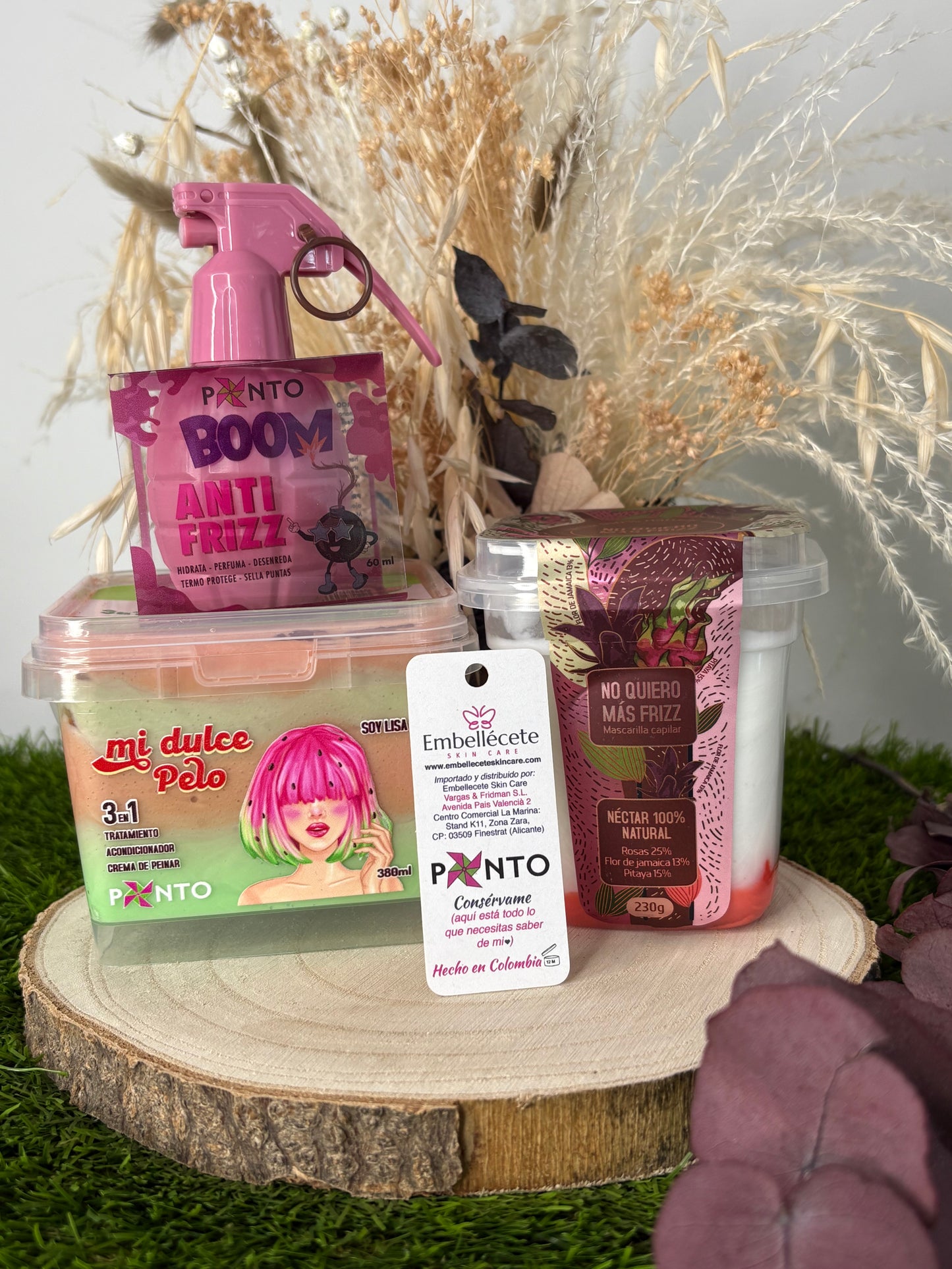 KIT PONTO- MI DULCE PELO+ NO QUIERO MAS FRIZZ+ BOOM ANTI FRIZZ