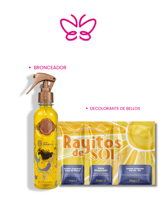 KIT DORADO: Bronceador + Rayitos de sol