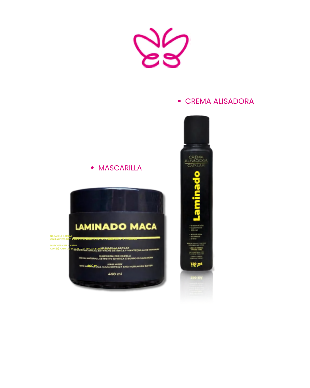 Kit Alisado y Laminado LZ | Crema Alisadora + Mascarilla de Maca