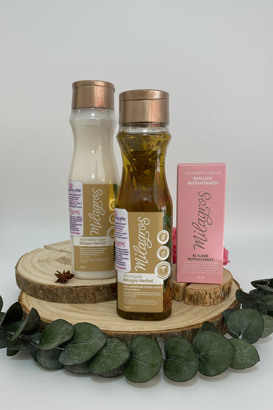 KIT MILAGROS HERBAL - RESCATE CAPILAR