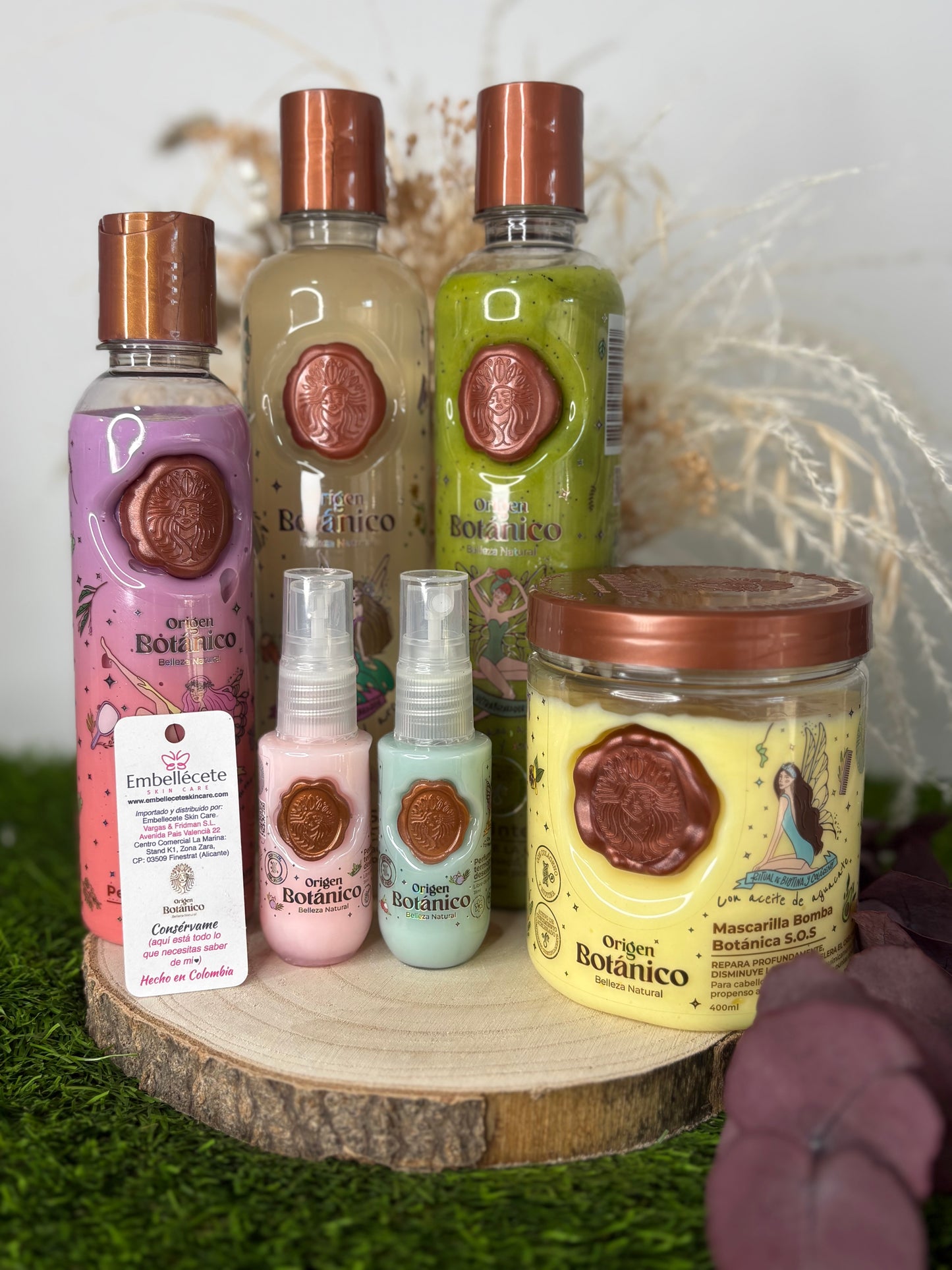 KIT BOTANICO- CHAMPÚ+PLEX+BOMBA BOTANICA+RITUAL SEDUCCIÓN/TENTACIÒN