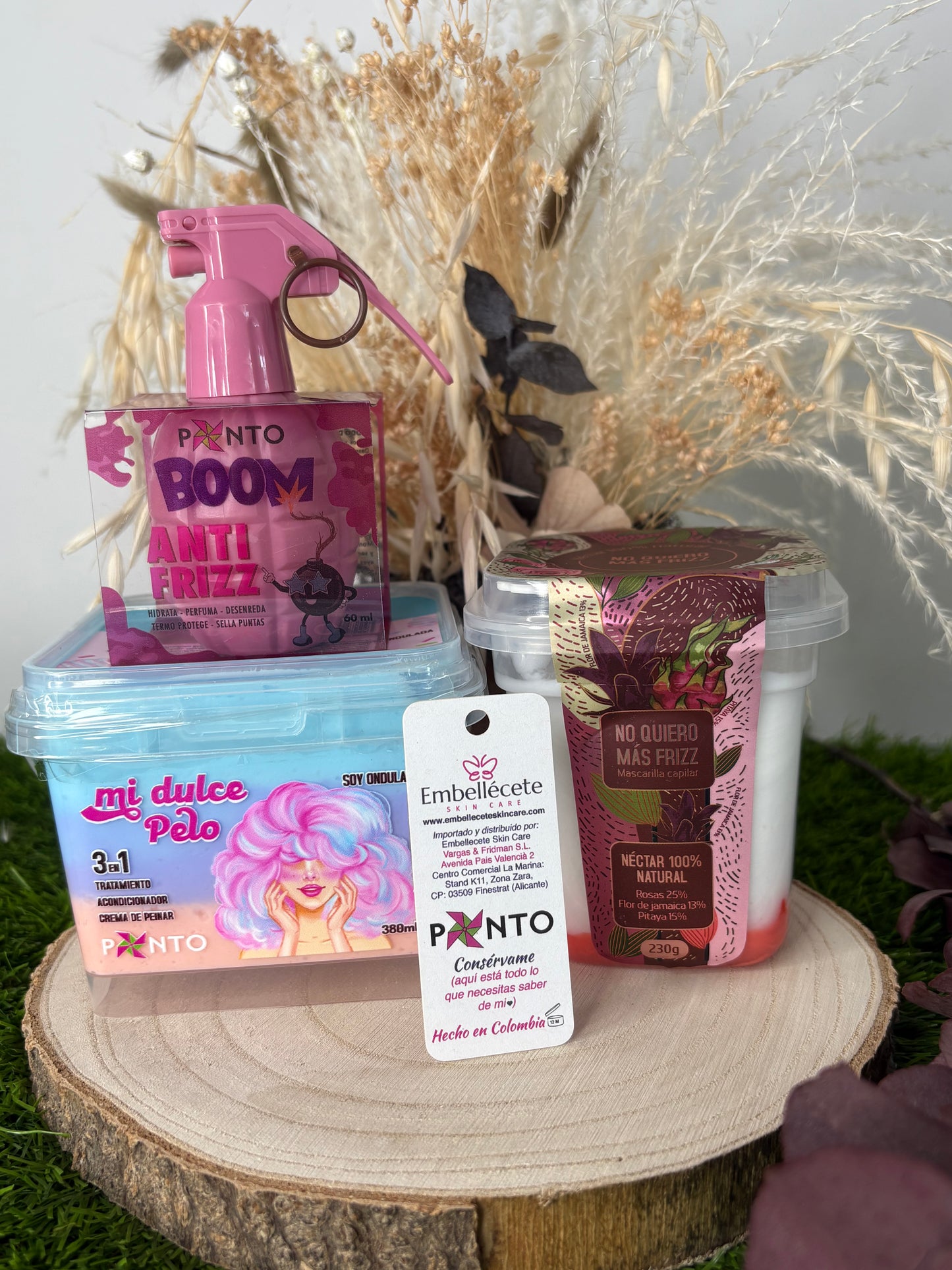 KIT PONTO- MI DULCE PELO+ NO QUIERO MAS FRIZZ+ BOOM ANTI FRIZZ