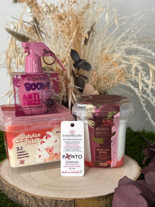 KIT PONTO- MI DULCE PELO+ NO QUIERO MAS FRIZZ+ BOOM ANTI FRIZZ