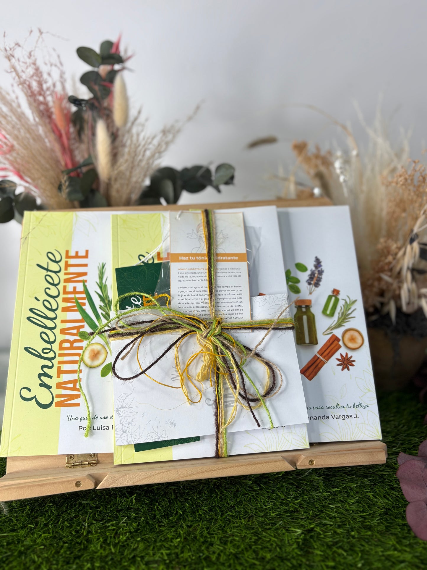 LIBRO EMBELLECETE + SEPARADOR DE PAGINAS+LIBRETA+INFUSION
