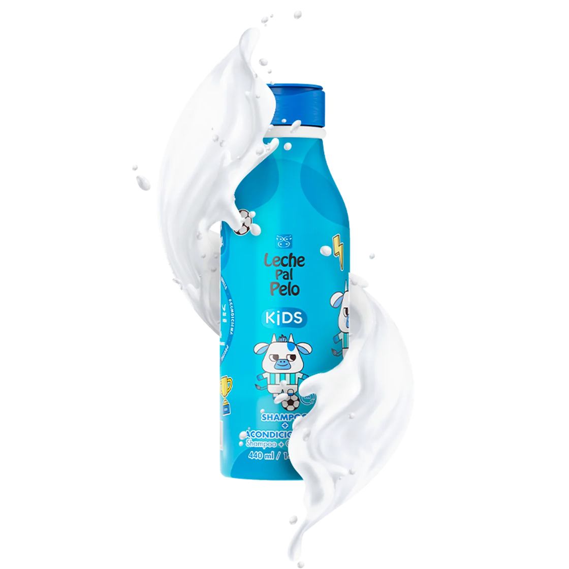 SHAMPOO + ACONDICIONADOR KIDS LECHE PAL PELO