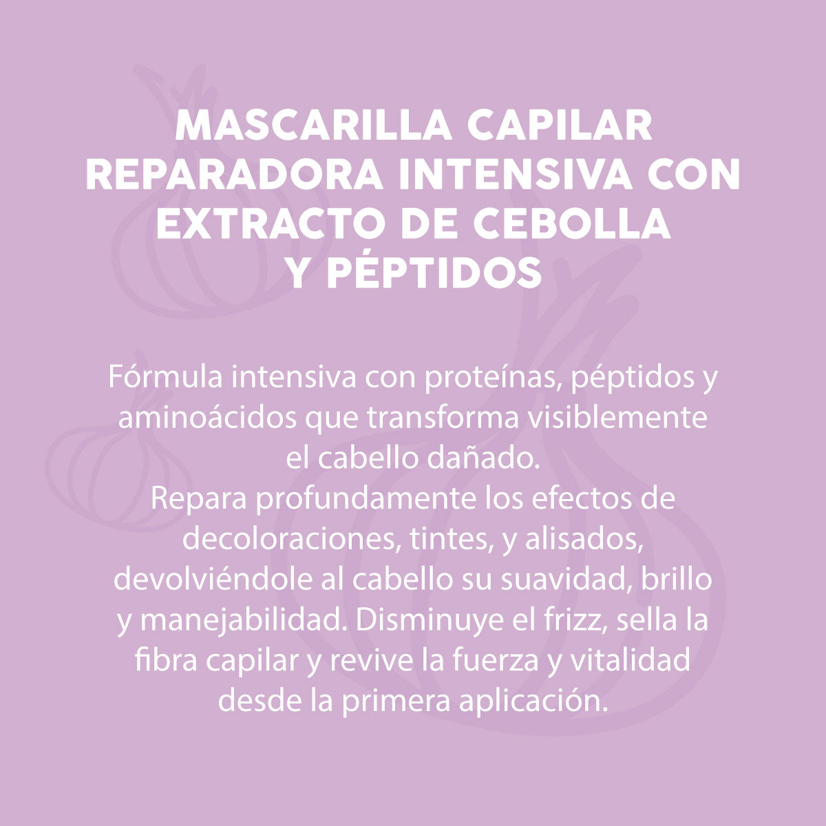 MASCARILLA CAPILAR REPARADORA