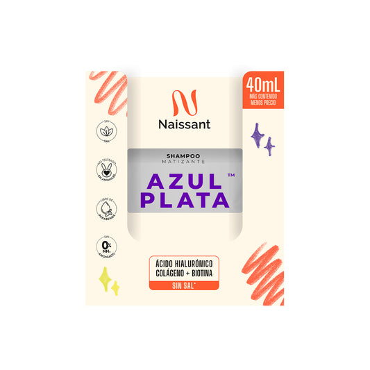 SHAMPOO MATIZANTE 40ML AZUL PLATA