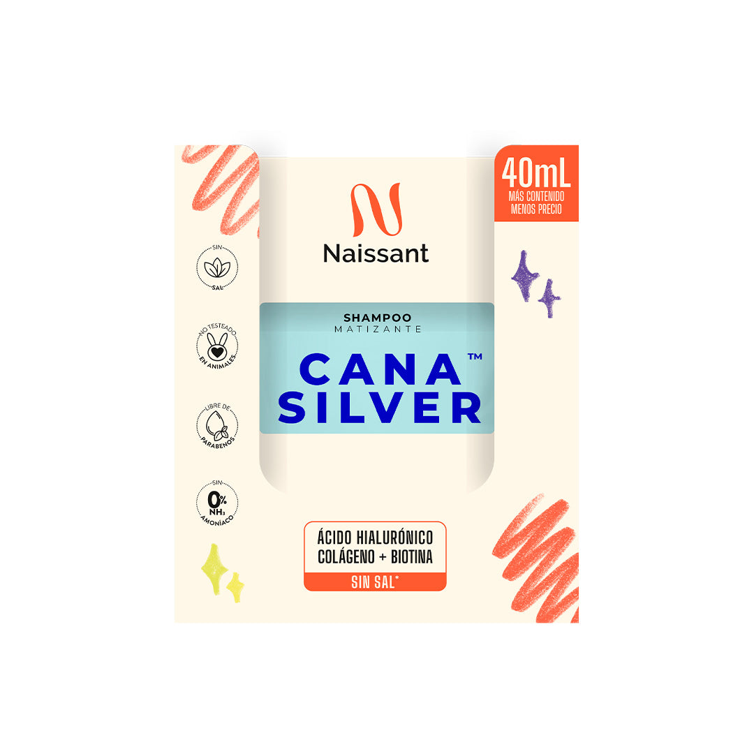 SHAMPOO MATIZANTE 40ML CANA SILVER