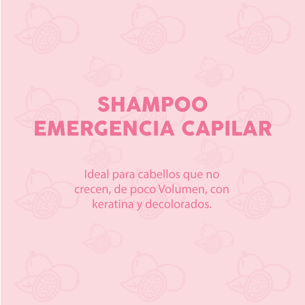 SHAMPOO EMERGENCIA CAPILAR
