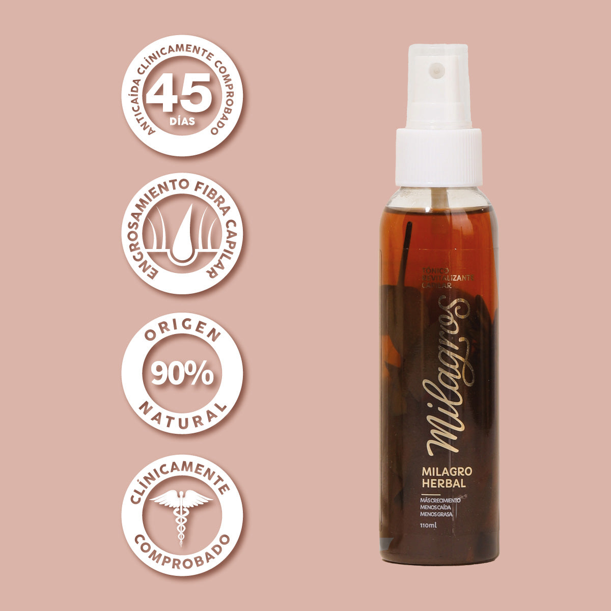 TONICO REVITALIZANTE CAPILAR MILAGRO HERBAL