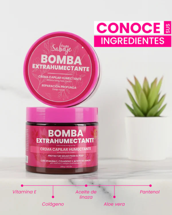 BOMBA EXTRAHUMENCTANTE BLOQUEADOR SOLAR PARA EL PELO
