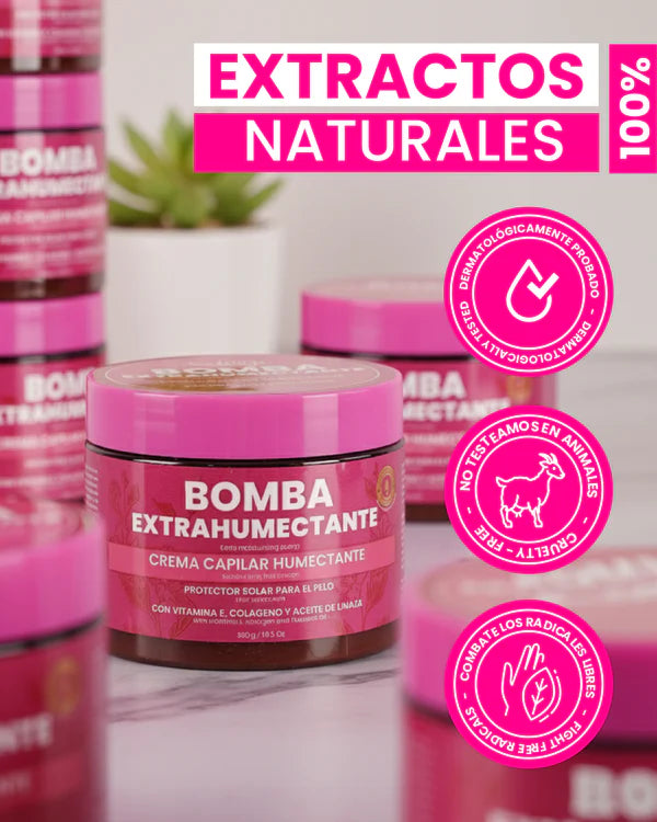 BOMBA EXTRAHUMENCTANTE BLOQUEADOR SOLAR PARA EL PELO