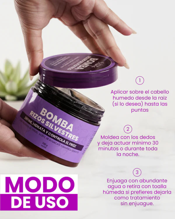 BOMBA  DE RIZOS SILVESTRES