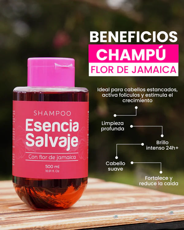 CHAMPÚ FLOR DE JAMAICA