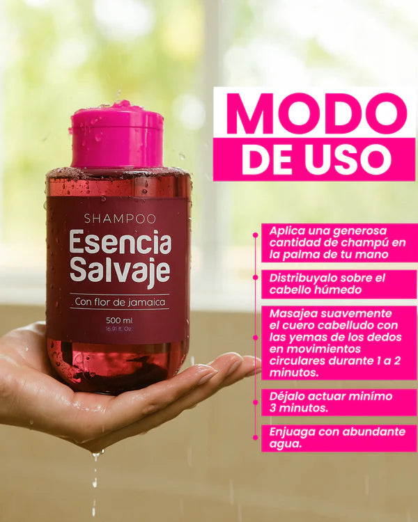 CHAMPÚ FLOR DE JAMAICA